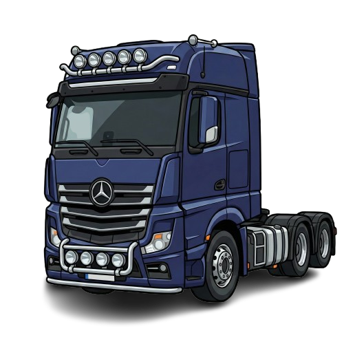 Truck 0 - Mercedes-Benz Actros 3363 Pearl Blue